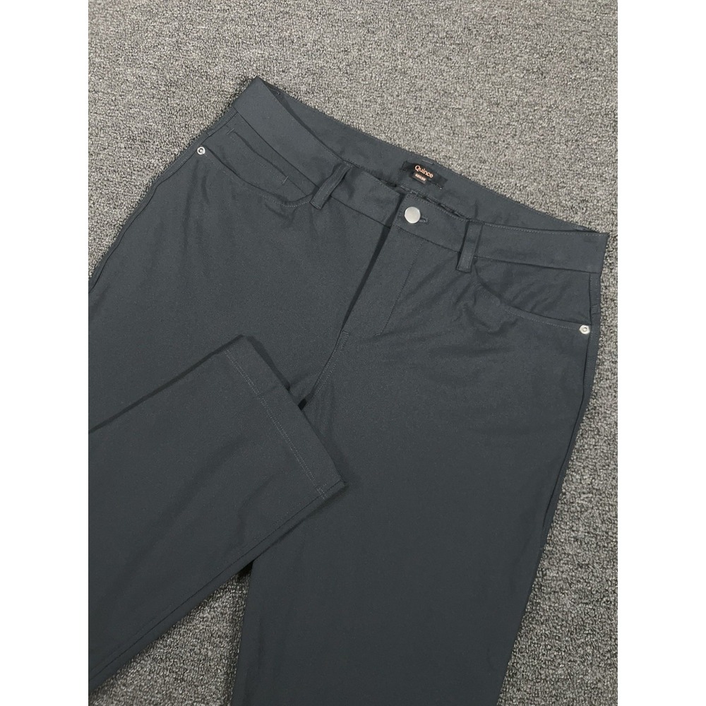 Quince Pants Men's 32x30 Everyday 5 Pocket Tech Pant Black Classic Performance